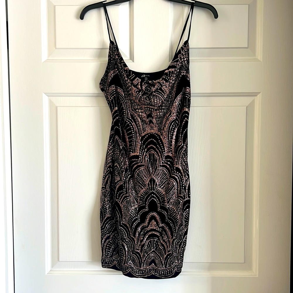 JUMP Apparel Sparkly Mini Dress